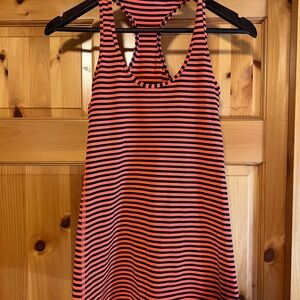 Lululemon Size 8- Striped Racerback Tank Top